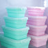 Silicone Folding Lunch Box Food Grade Microwave Bento Box